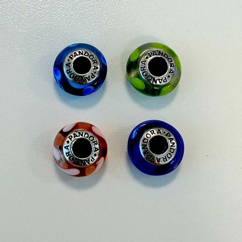 ORANGE - Pandora Moments Glass Charms